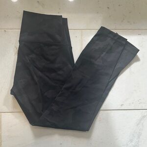 lululemon athletica Black Camouflage Leggings